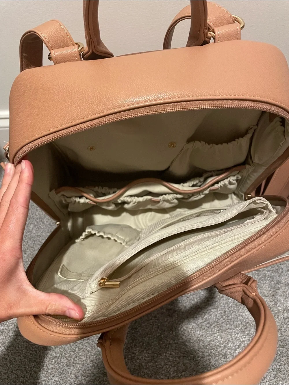 Ayla & co cafe Baby Diaper Bag Backpack - Chic Everyday Carry
